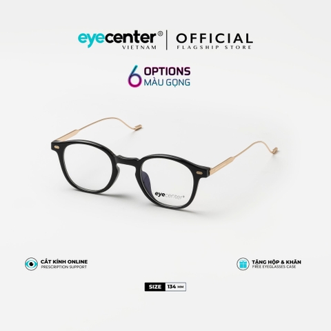 [C28] [22004-8939] Gọng kính cận nam nữ chính hãng EYECENTER nhựa phối kim loại 8939-22004 nhập khẩu by Eye Center Vietnam
