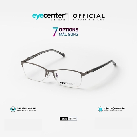 [B57] Gọng kính cận nữ chính hãng EYECENTER kim loại chống gỉ nhiều màu EB 3322 by Eye Center Vietnam