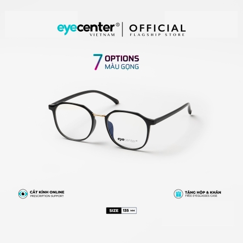 [K42]Gọng kính cận nữ chính hãng EYECENTER nhựa dẻo chống gãy siêu nhẹ  EK 519 by Eye Center Vietnam