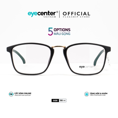 [K05] Gọng kính cận nam nữ chính hãng EYECENTER nhựa dẻo chống gãy siêu nhẹ K05 TR90 EK 210 by Eye Center Vietnam