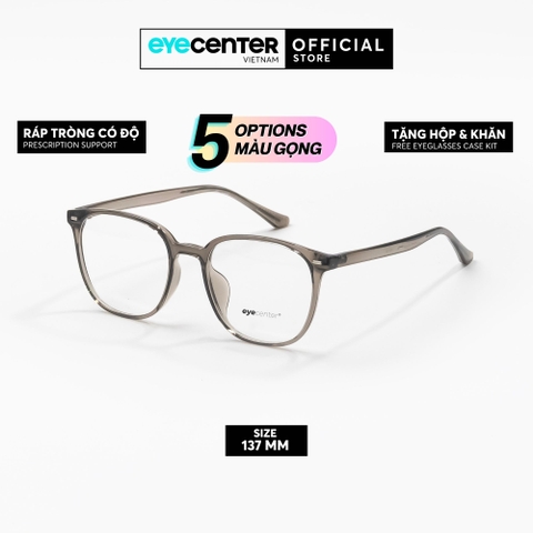 Gọng kính cận nhựa nam nữ nhựa dẻo siêu nhẹ nhiều màu by Eye Center Vietnam