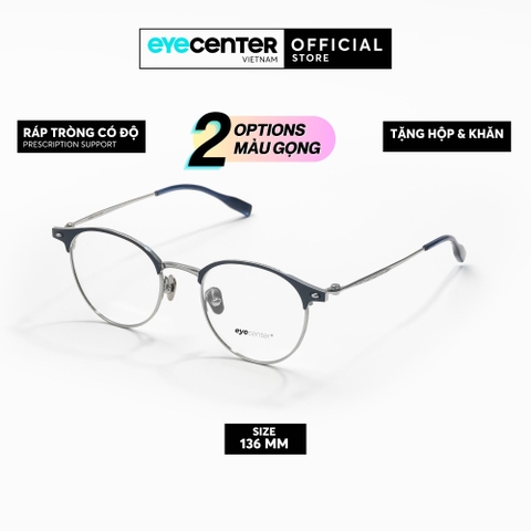 [PRTI 44] Gọng kính cận nam nữ chất liệu Titanium siêu nhẹ chống gỉ by Eye Center Vietnam