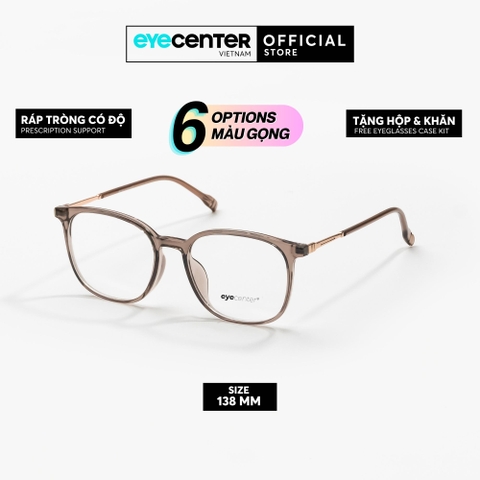 [VA403] Gọng kính cận nam nữ chất liệu nhựa phối kim loại chống gỉ by Eye Center Vietnam