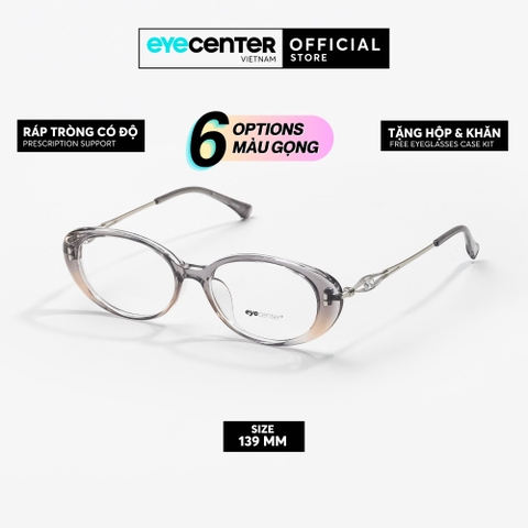 [VA408] Gọng kính cận nữ chất liệu nhựa phối kim  loại by Eye Center Vietnam