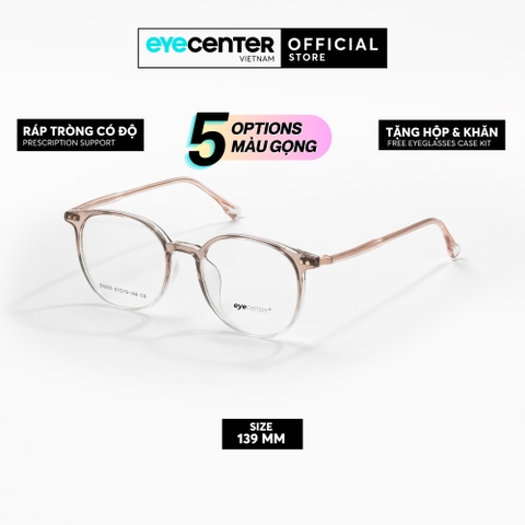 [ZA485] Gọng kính cận nam nữ chất liệu nhựa lõi thép chống gãy by Eye Center Vietnam