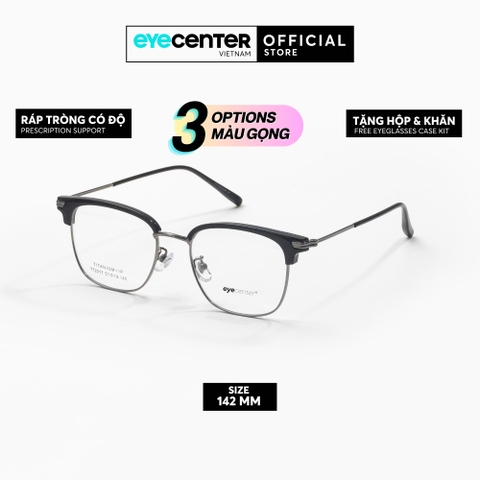 [A492] Gọng kính cận nam nữ chất liệu Titanium chống gỉ siêu nhẹ by Eye Center Vietnam