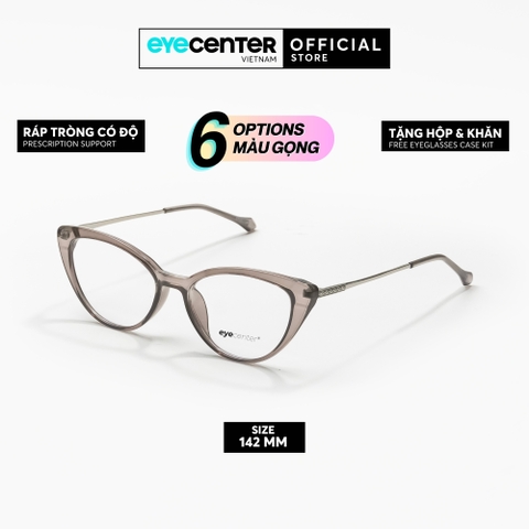 [B191] Gọng kính cận nữ chính hãng EYECENTER nhựa phối kim loại by Eye Center Vietnam
