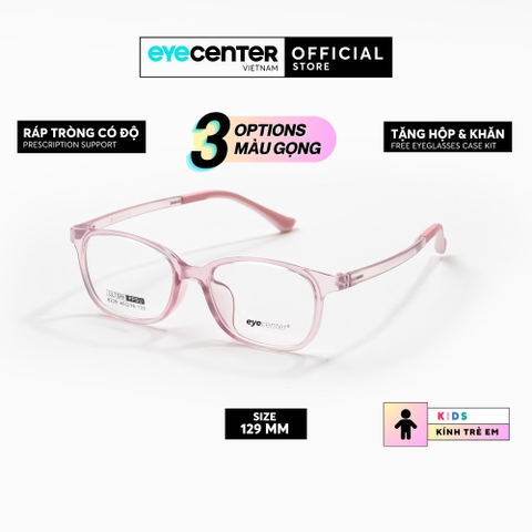 [ZA498] Gọng kính cận trẻ em nhiều màu chất liệu nhựa siêu nhẹ by Eye Center Vietnam