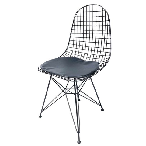 Ghế sắt cafe herry ngoài trời có nệm ngồi GCF-32