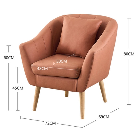 Ghế sofa đơn cho quán cafe SFD-03