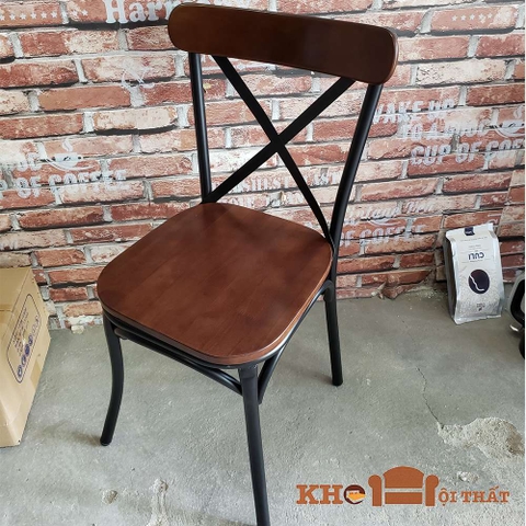 Ghế tỉ tôm gỗ cao su GCF-28