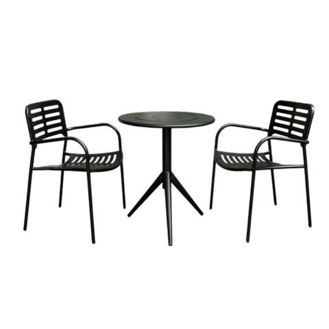 Bộ bàn ghế sắt cho quán cafe ngoài trời BBC-48
