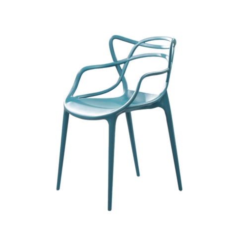 Ghế nhựa đúc uốn cong hiện đại cho quán cafe S3008