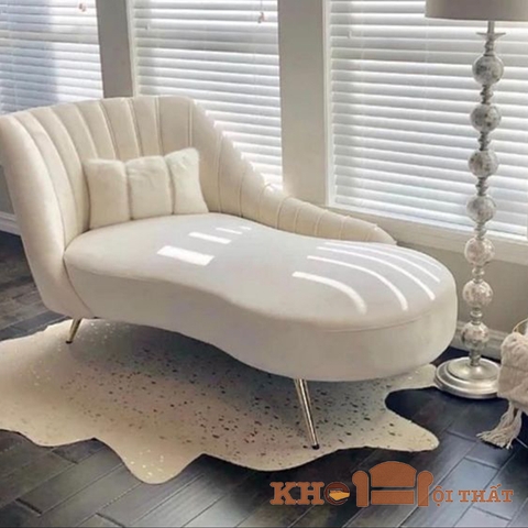 Sofa văng 2 chỗ ngồi bọc nệm nhung êm ái GSB-12