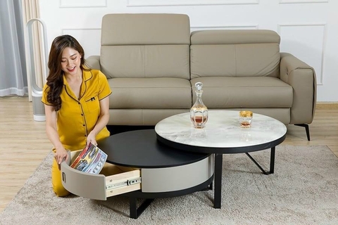 Bàn sofa inox 304 nhập khẩu cao cấp BTI-04