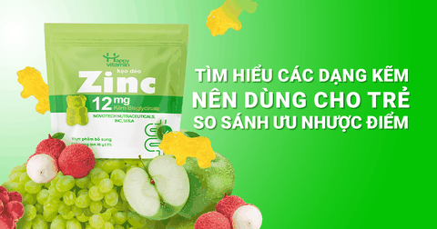Nên chọn loại kẽm nào để bổ sung cho trẻ?