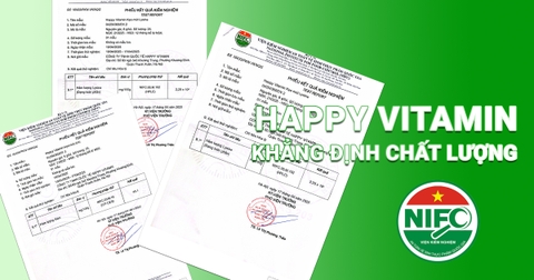 Khẳng định chất lượng sản phẩm với chứng nhận từ Viện Kiểm nghiệm An toàn Vệ sinh Thực phẩm Quốc gia