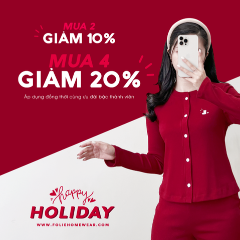 HAPPY HOLIDAY - SALE UP TO 20%