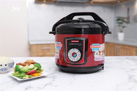 Nồi áp suất điện tủ đa năng SUNHOUSE 5L SHD1755