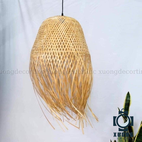 Đèn thả mây tre mã 02