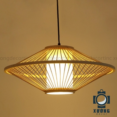 Đèn thả mây tre mã 23