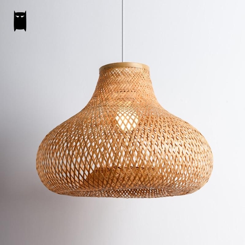 Đèn thả mây tre mã 46