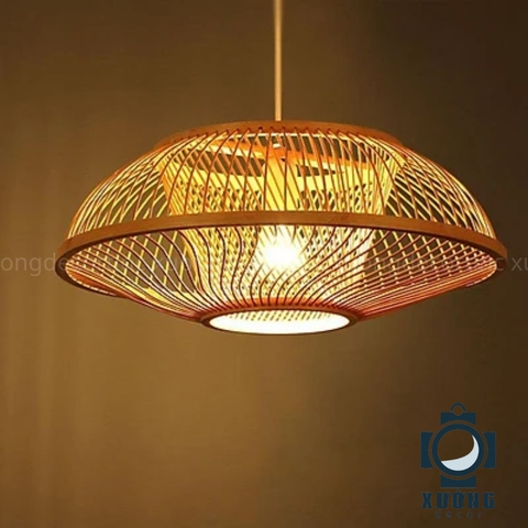 Đèn thả mây tre mã 61
