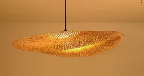 Đèn thả mây tre mã 66
