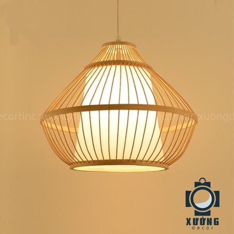 Đèn thả mây tre đan Mã 14