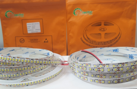 Led dán Tốt 120led 12V cuộn 10M 8mm 12W/m