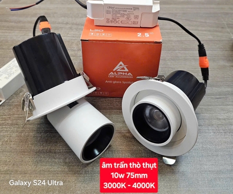 Âm trần thò thụt xoay 360° Chip Epistar  Nguồn Lifud