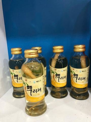 Nước sâm KOREAN GINSENG DRINK WITH ROOT GOLD (hộp vàng) - 인삼이 한뿌리 통째로 뿌리채