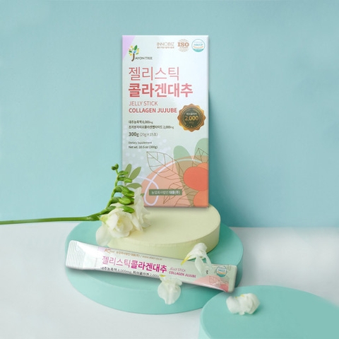THẠCH COLLAGEN TÁO ĐỎ JUJUBE HÀN QUỐC (20g x 15 gói)/ hộp