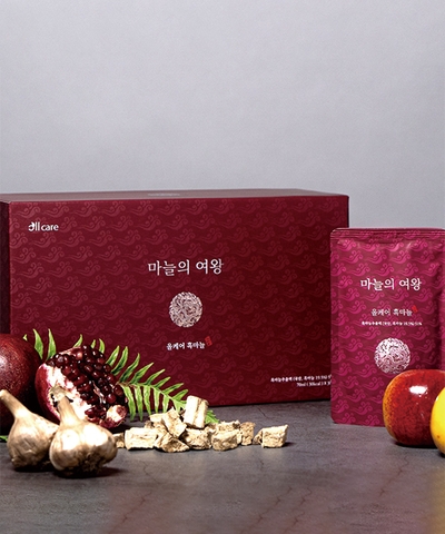 NƯỚC CHIẾT XUÁT TỎI ĐEN ALL CARE BLACK GARLIC QUEEN OF GARLIC - 2100 ml (70ml x 30 gói)