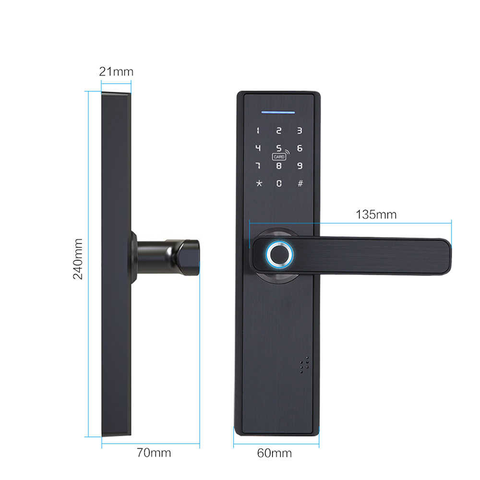 Khóa Cửa Thông Minh Wifi Điều Khiển Qua App Tuya SHP-DL7D