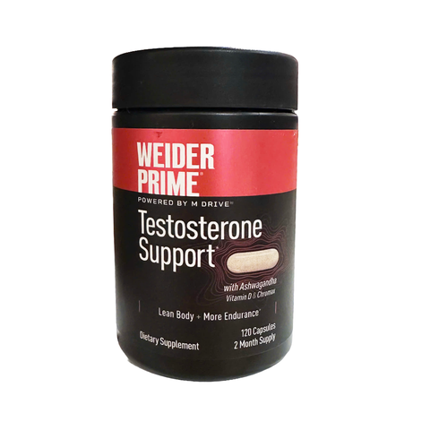 Weider Prime Testosterone Support, 120 Capsules