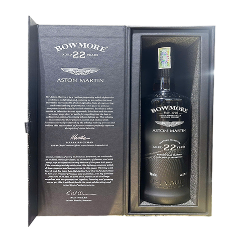 Bowmore 22YO Aston Martin Masters S GBX 1L