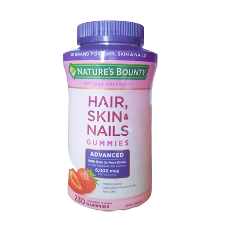 Nature's Bounty Hair, Skin and Nails Advanced, 230 Gummies