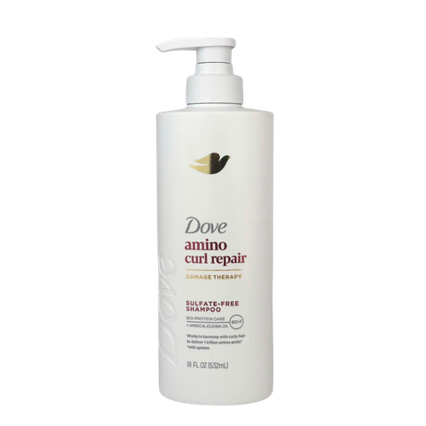 Dove Shampoo Amino Curl Repair With Pump 18oz