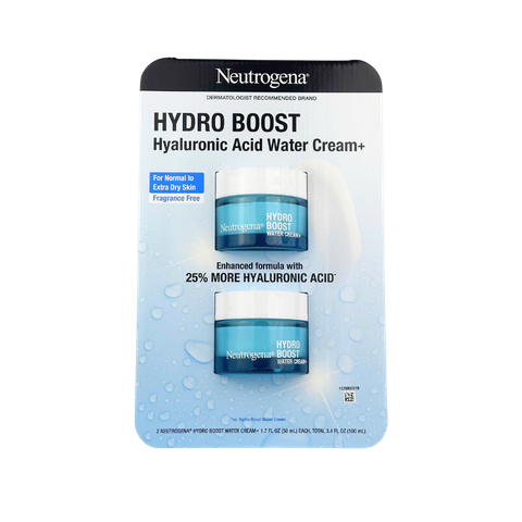 Neutrogena Hydro Boost Water Cream, 1.7 oz, 2-pack