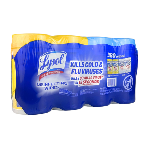 Lysol Disinfecting Wipes, Variety Pack, 4pk/95ct