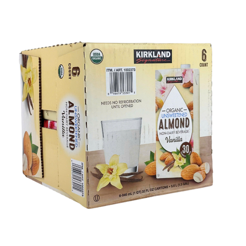 Kirkland Signature Organic Vanilla Almond Beverage 6/32oz ( thùng 6 hộp)