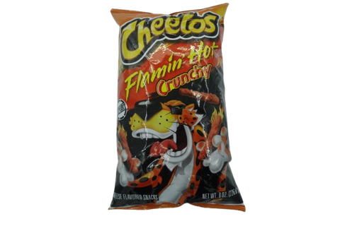 Bánh Snack Cheetos Corn Puffs, Crunchy, Flamin' Hot 8Oz