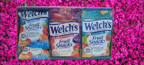 Kẹo dẽo trái cây Welch's Fruit Snacks, Variety Pack, 2.25 oz, 20 ct