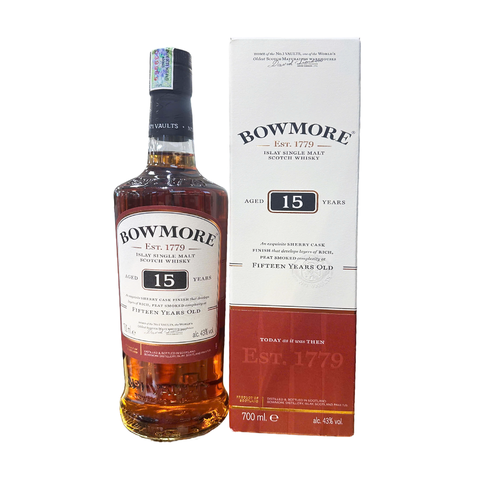 Bowmore 15YO Sherry Cask Finish GBX 70cl