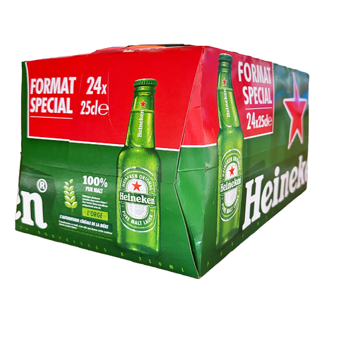 HEINEKEN BOTTLE BEER 24*250ml (Alc 5%)