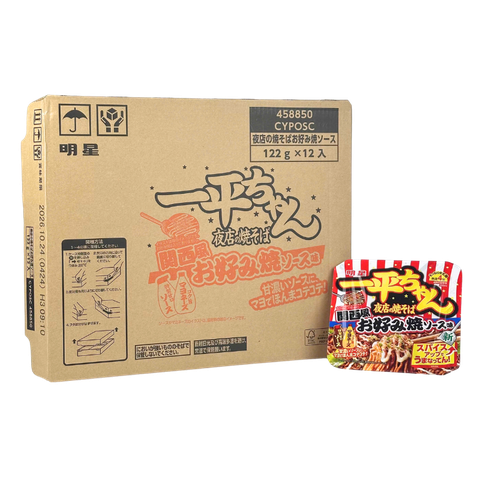 Ippeichan Yakisoba Kansai Style Okonomiyaki Sauce Flavor 122g*12