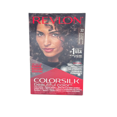 REVLON COLORSILK 3D 3RB MAHOGANY BROWN-NO.32