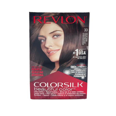 REVLON COLORSILK 3D 3WB DRK SOFT BROWN-NO.33