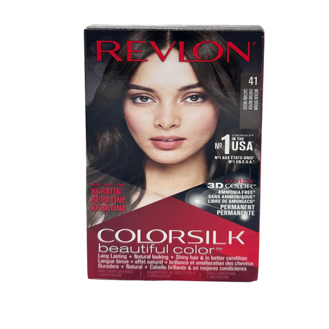 REVLON COLORSILK 3D 4N MEDIUM BROWN-NO.41
